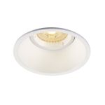 SLV Horn-O Spot Aluminium Whit Rounde | Cutout 95mm - Suitable for 1x GU10 