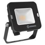 Ledvance LED Floodlight Compact Black 10W 1000lm 100D - 840 Cool White | IP65 - Symmetrical 