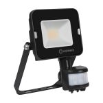 Ledvance LED Floodlight Compact Black 10W 900lm 100D - 830 Warm White | IP65 - Symmetrical - Motion and Light Sensor