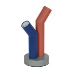 Ledvance Table Lamp Decor Straw Steel Multicolor | Suitable for 2X E27