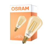 Osram Vintage 1906 LED Classic Edison E14 Amber 2.8W 250lm - 822 Extra Warm White | Dimmable - Replaces 25W