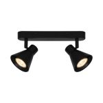 Nordlux Eik 2 Spot Metal Black | Suitable for 2x GU10