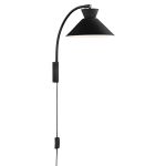 Nordlux Dial Wall Light Metal Black | Suitable for 1x E27