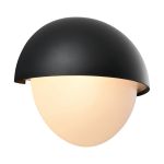 Nordlux Scorpius Wall Light Round Black | Suitable for 1x E27