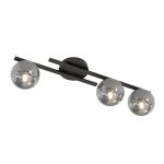 Emibig Ceiling Light Kairo Steel Black | Suitable for 3x E14 - Max 10W