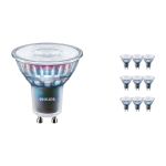 Multipack 10x Philips MASTER LED Spot ExpertColor GU10 PAR16 3.9W 265lm 25D - 927 Extra Warm White | Best Colour Rendering - Dimmable - Replaces 35W