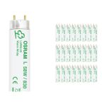 Multipack 25x Osram T8 Lumilux 58W - 830 Warm White | 150cm