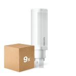Multipack 9x Philips CorePro PL-C LED 5.9W 600lm - 830 Warm White | 2-Pin - Replaces 13W