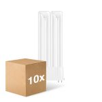 Multipack 10x Ledvance Dulux F LED 20W - 830 Warm White | 4-Pin - Replaces 36W