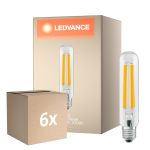 Multipack 6x Ledvance LED Bulb NAV LED FIL V E27 21W 3600lm - 727 Extra Warm White | Replaces 50W