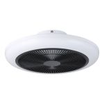 Eglo Ceiling Fan Sayulita 1 ABS White, Black 20.8W 820lm - 827-865 Tunable White | Dimmable