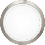 Eglo Ceiling Light Planet 1 Steel Satin Nickel | Suitable for E27