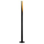 Eglo Floor Lamp Barbotto Steel Black, Gold 4.5W 345lm - 830 Warm White | Suitable for GU10