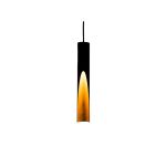 Eglo Pendant Barbotto Steel Black, Gold 4.5W 345lm - 830 Warm White | Suitable for GU10