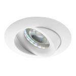 Noxion Recessed Spot Flox MR16 Tiltable White | Cutout 70mm - GU10 Socket