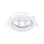Noxion LED Adjustable Slim Spot White Round 5W 550lm 60D - 940 Cool White | 85mm - IP54 - Dimmable - Best Colour Rendering
