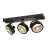SLV Kalu Spot Aluminium Black | Suitable for 3x GU10 (AR111) 