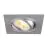 SLV New Tria 75 Spot Aluminium Grey Square | Cutout 75mm - Suitable for 1x GU10 