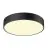 SLV Medo Pro 40 Wall and Ceiling Light Aluminium Black Round 19W 2650lm - 930-940 CCT | IP50 - Best Colour Rendering - Dali Dimmable 