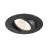 SLV New Tria 68 Spot Aluminium Black Round 8.3W 705lm 60D - 927 Extra Warm White | Cutout 68mm -  Best Colour Rendering - Dimmable 