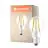 Osram Classic LED E27 Pear Filament Clear 12W 1521lm - 840 Cool White | Dimmable - Replaces 100W 