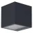 Ledvance Smart+ WiFi LED Wall Light Outdoor Brick Dark Grey 14W 550lm - 830 Warm White | RGBW
