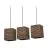 Ledvance Decor Cardboard Square Brown | Suitable for 3X E27