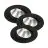 Multipack 3x Nordlux Spot Fremont Metal Black 4.5W 345lm 36D - 827 Extra Warm White | 85mm - IP23- Dimmable