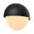 Nordlux Scorpius Wall Light Round Black | Suitable for 1x E14