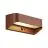Nordlux Marcellio Wall Light Brown 5W 400lm - 830 Warm White | IP54 - With Switch - Solar