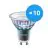 Multipack 10x Philips MASTER LED Spot ExpertColor GU10 PAR16 5.5W 355lm 36D - 927 Extra Warm White | Best Colour Rendering - Dimmable - Replaces 50W
