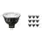 Multipack 10x Philips Master LED Spot GU5.3 MR16 6.7W 420lm 36D - 927 Extra Warm White | Best Colour Rendering - Dimmable - Replaces 35W