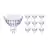 Multipack 10x Philips Master Value LED Spot GU5.3 MR16 5.8W 460lm 36D - 930 Warm White | Best Colour Rendering - Dimmable - Replaces 35W
