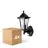 Multipack 4x D'Lite Wall Light Helora Black | IP44 - Suitable for 1x E27 - Motion Sensor