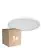 Multipack 5x D'Lite Ceiling Light Luma White 22W 2000lm - 827 Extra Warm White | IP44 - 42cm