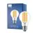 Philips MASTER LED Bulb Ultra Efficient E27 Pear Clear 5.2W 1095lm - 827 Extra Warm White | Replaces 75W
