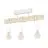 Eglo Ceiling Light Townshend Steel White Wood | IP20 - Suitable for 3x E27 