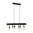 Eglo Pendant Townshend 6 Steel Black | IP20 - Suitable for 6x E27 