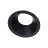 Noxion Recessed Spot D-round MR16 Black | Cutout 70mm - GU10 Socket