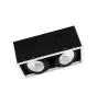 Ledvance LED Spot Square Multi Tiltable Black-White 2x30W 5400lm 38D - 830 Warm White | Cutout 320x160mm