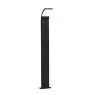 Ansell LED Pedestal Lamp Senza Graphite 6.5W 406lm - 830 Warm White | 100cm - IP54