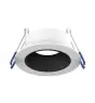 Noxion LED Spot Ares Deep ring White - With Inner Ring Black | Cutout 68mm - incl. GU10 Fitting