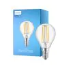 Philips Corepro LED Lustre E14 Ball Filament Clear 4.3W 470lm - 827 Extra Warm White | Replaces 40W