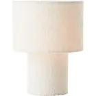Brilliant Table Lamp Teddy Metal Textile Beige | 230mm - Suitable for 1x E27