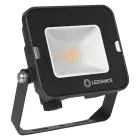 Ledvance LED Floodlight Compact Black 10W 1000lm 100D - 840 Cool White | IP65 - Symmetrical 