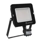 Ledvance LED Floodlight Compact Black 50W 5000lm 100D - 840 Cool White | IP65 - Symmetrical - Motion and Light Sensor