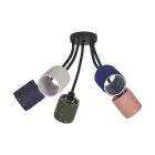 Ledvance Decor Felt Weaving Cans Ceiling Multicolor | Suitable for 5X E14