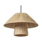 Ledvance Decor Bamboo Paper/Steel Hut 400 Brown | Suitable for E27