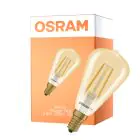 Osram Vintage 1906 LED Classic Edison E14 Amber 2.8W 250lm - 822 Extra Warm White | Dimmable - Replaces 25W
