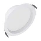 Ledvance LED Downlight Comfort Opal Aluminium White 18W 2160lm 180D - 930-940 CCT | 160mm - Cutout 150mm - IP44 - Best Colour Rendering - Zigbee Dimmable 